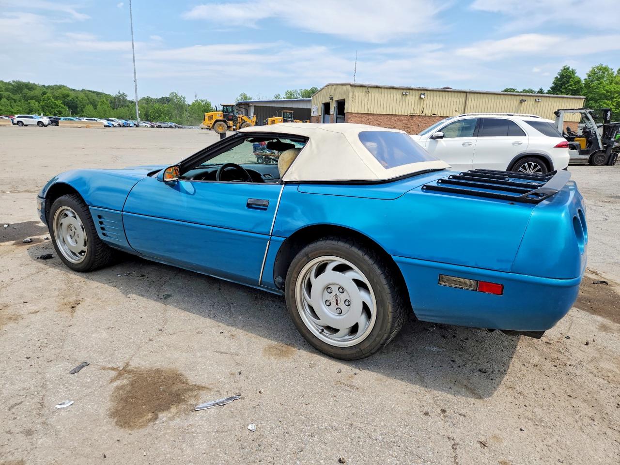 1992 Chevrolet Corvette Turquoise vin: 1G1YY33P5N5112432