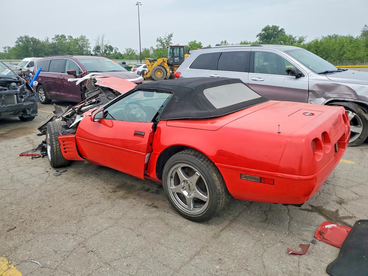 1993 Chevrolet Corvette Red vin: 1G1YY33P5P5104608