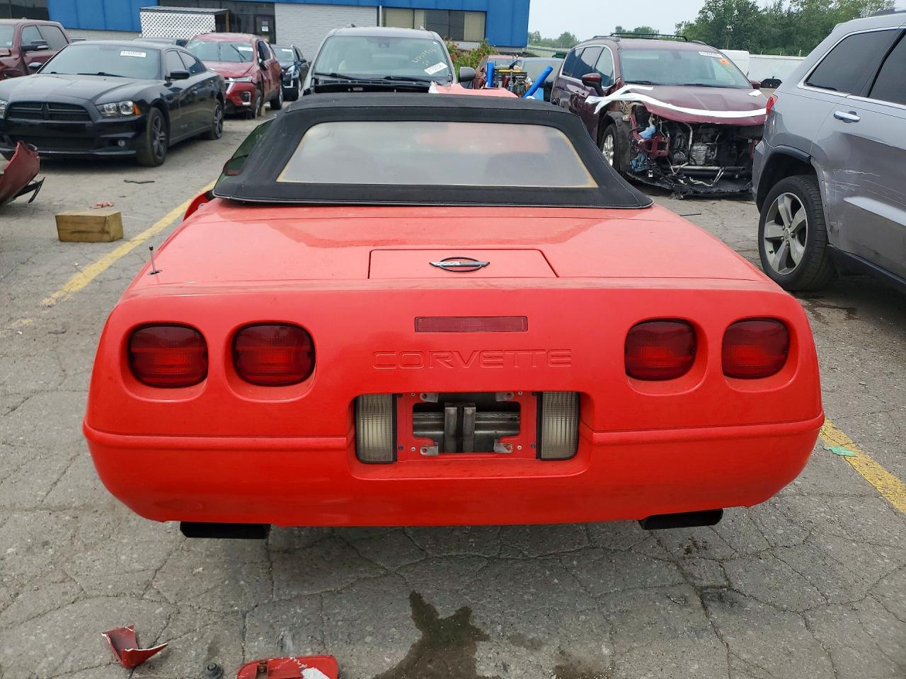 1993 Chevrolet Corvette Red vin: 1G1YY33P5P5104608