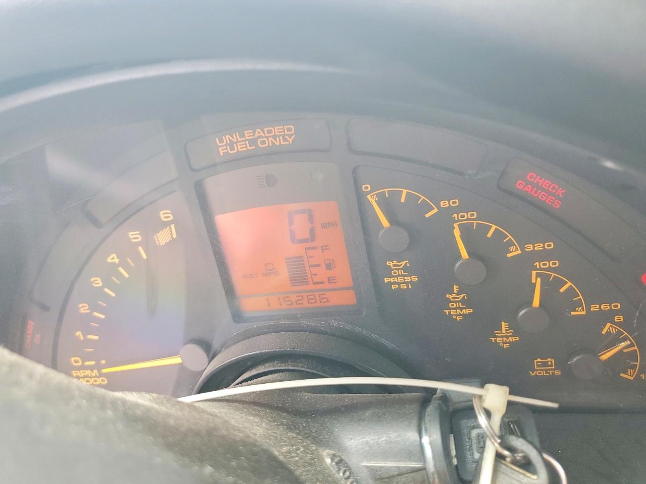 1993 Chevrolet Corvette Red vin: 1G1YY33P5P5104608