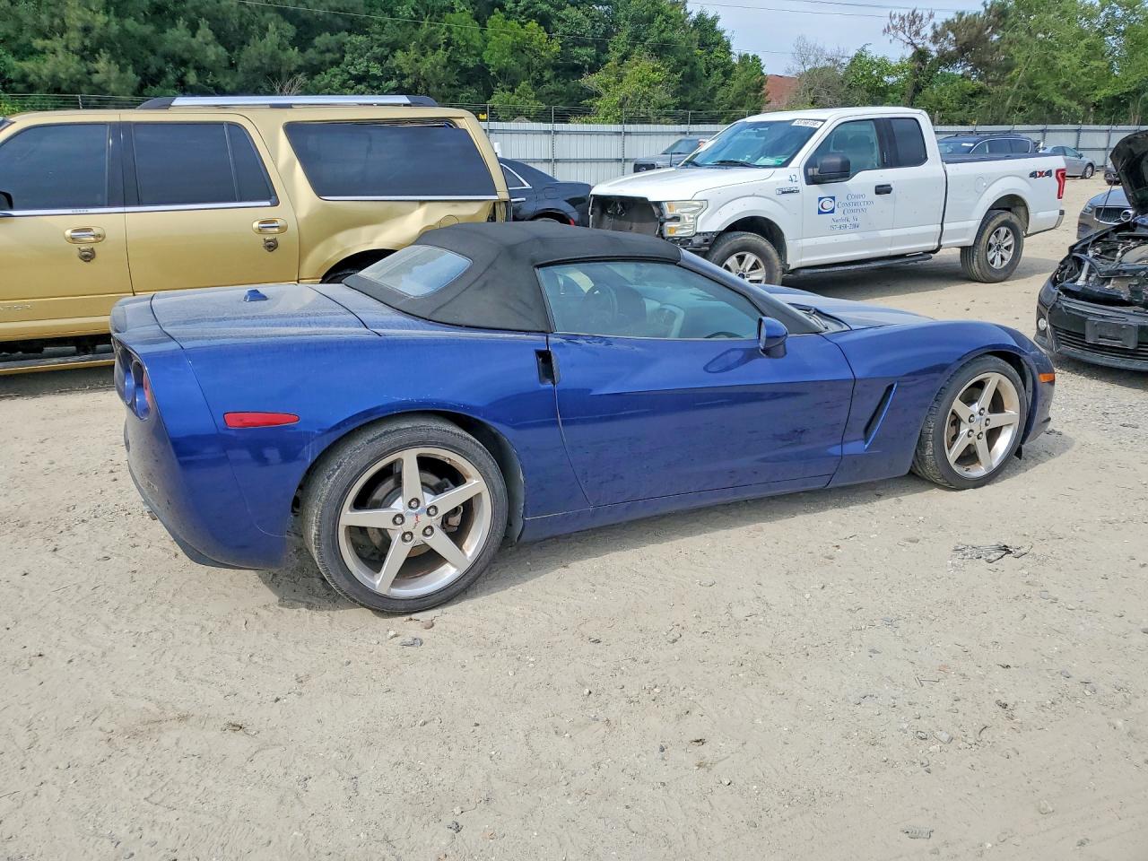 2005 Chevrolet Corvette Blue vin: 1G1YY34U055124721