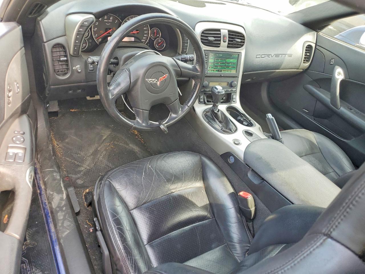 2005 Chevrolet Corvette Blue vin: 1G1YY34U055124721