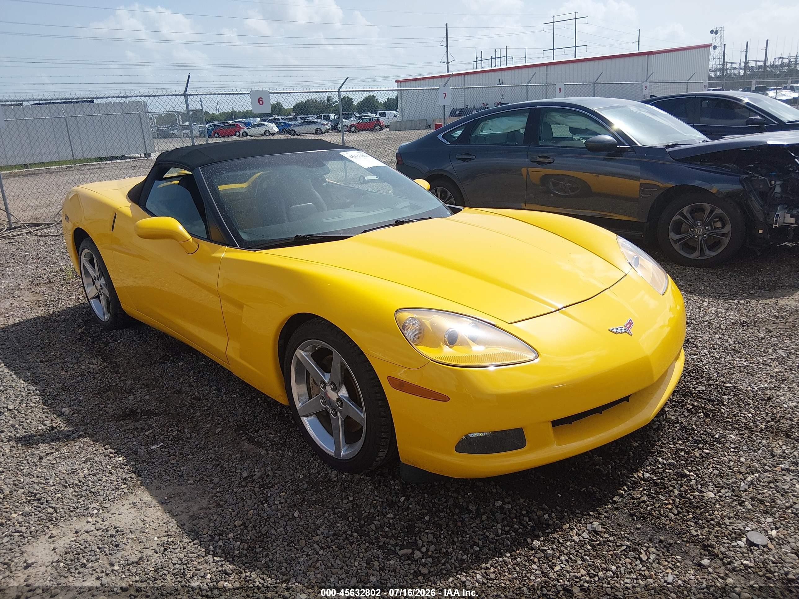 2005 Chevrolet Corvette   Желтый vin: 1G1YY34U255120105