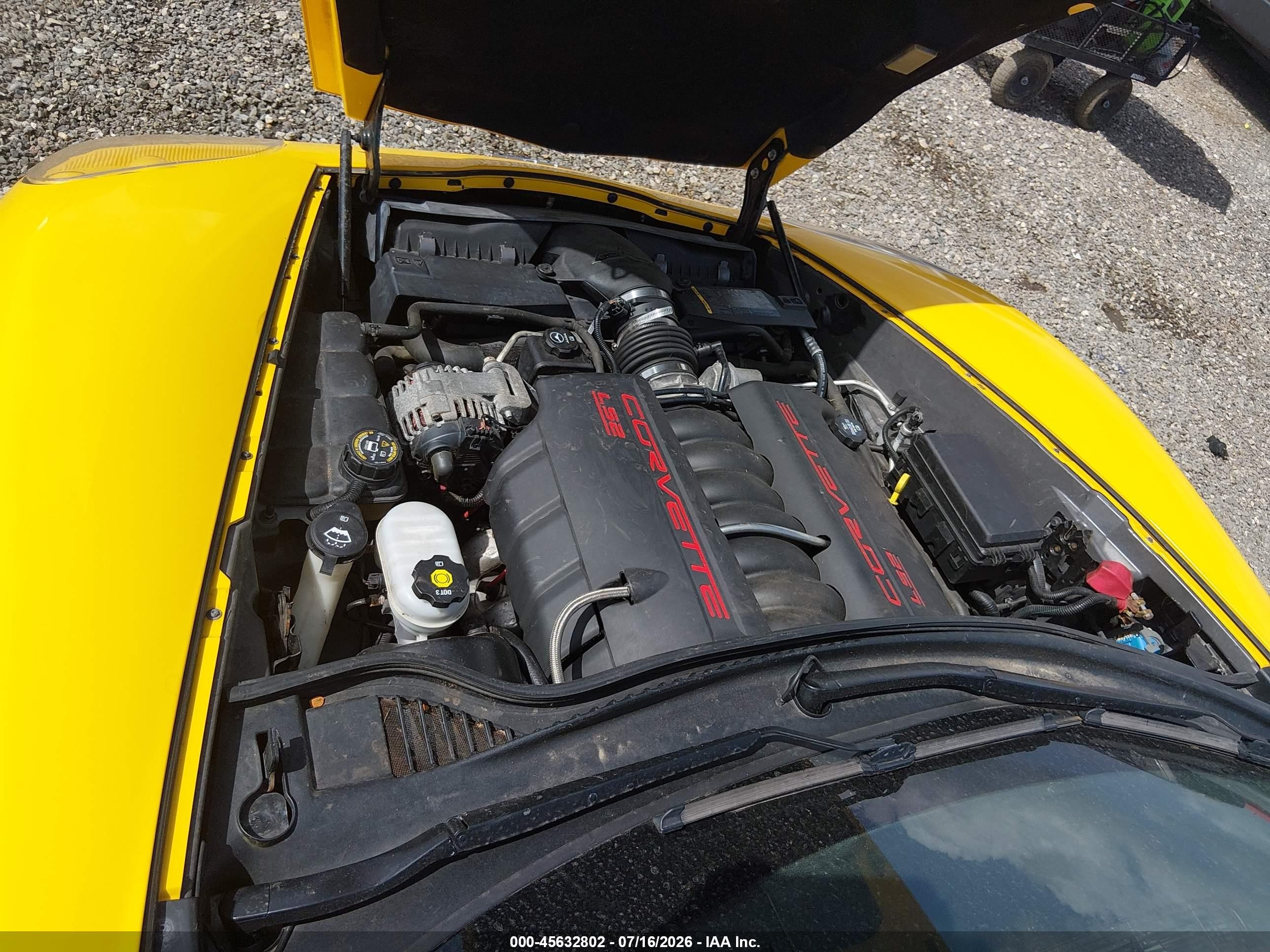 2005 Chevrolet Corvette   Желтый vin: 1G1YY34U255120105