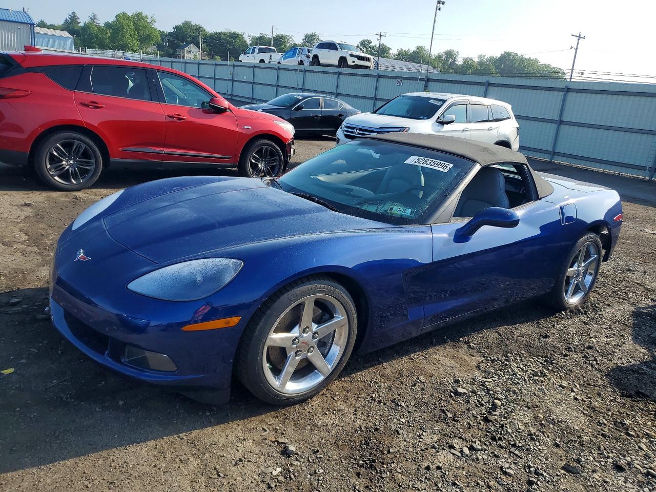 2005 Chevrolet Corvette Blue vin: 1G1YY34U255120170
