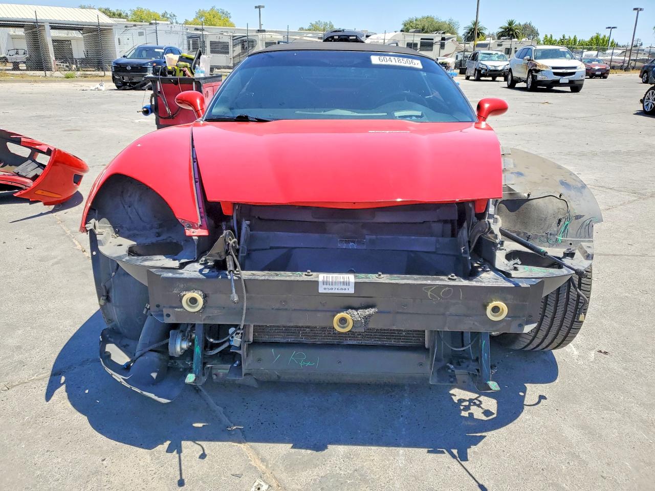 2005 Chevrolet Corvette Красный vin: 1G1YY34U555122544
