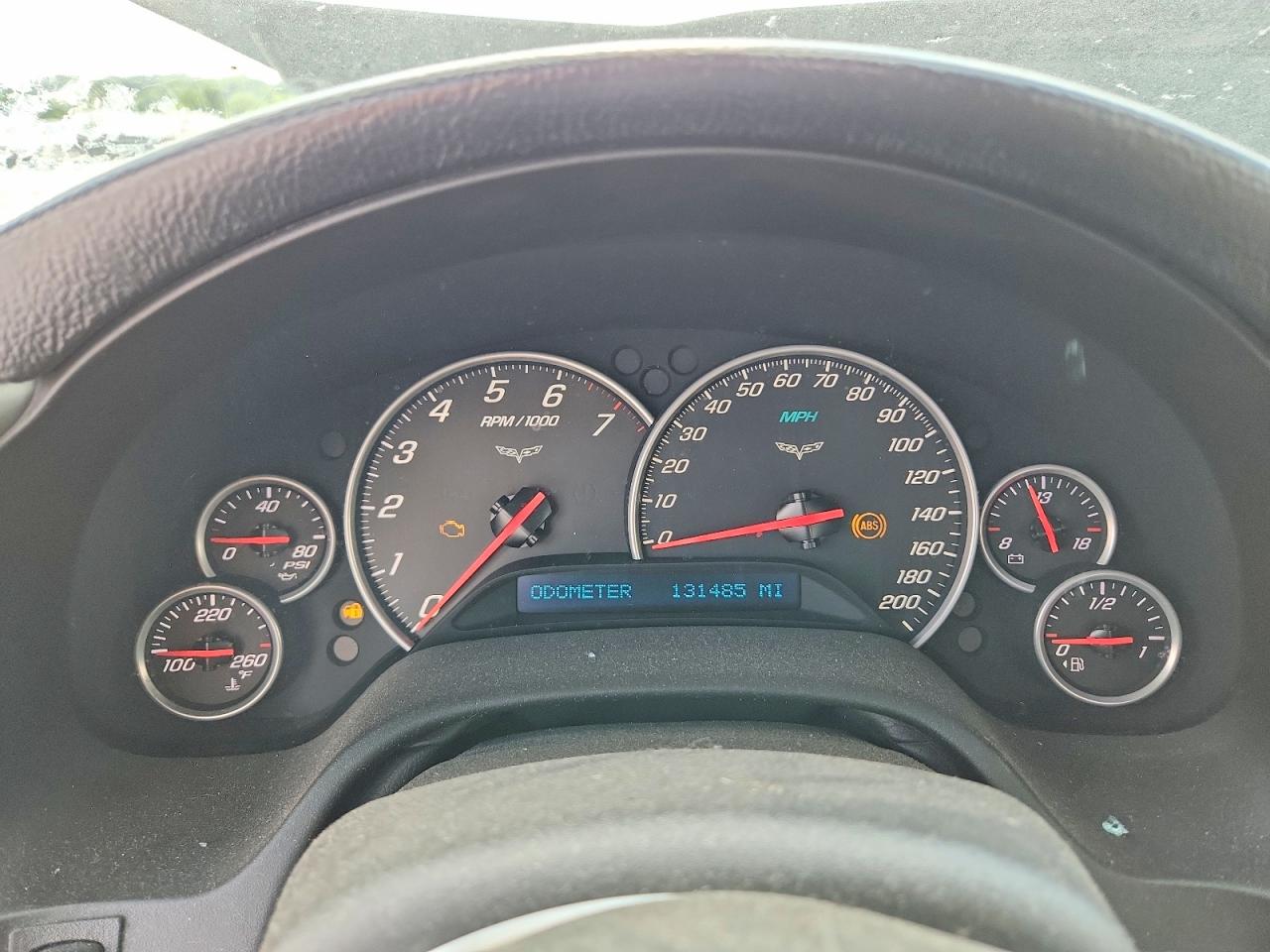 2005 Chevrolet Corvette Black vin: 1G1YY34U655133424