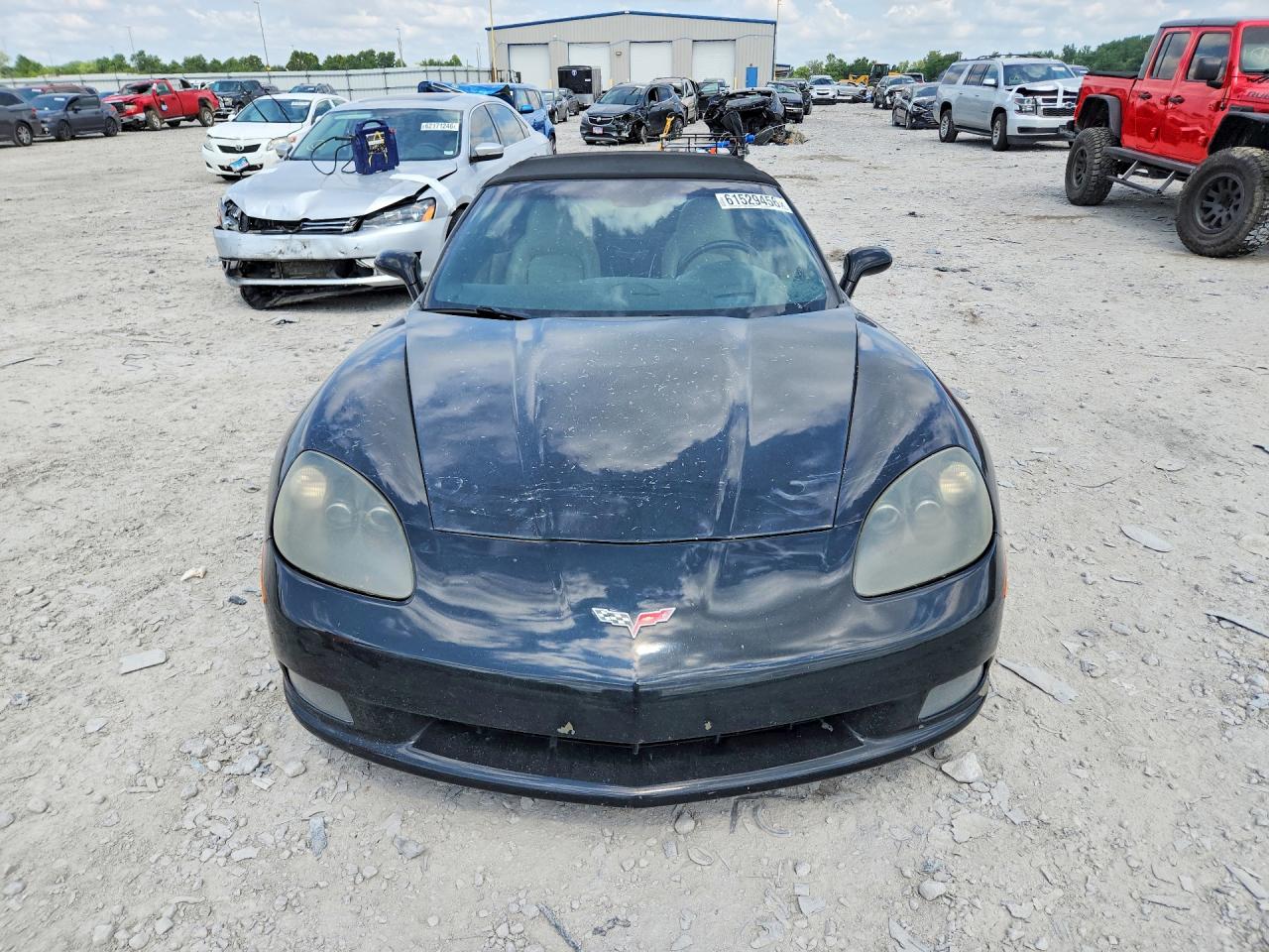 2005 Chevrolet Corvette Black vin: 1G1YY34U655133424