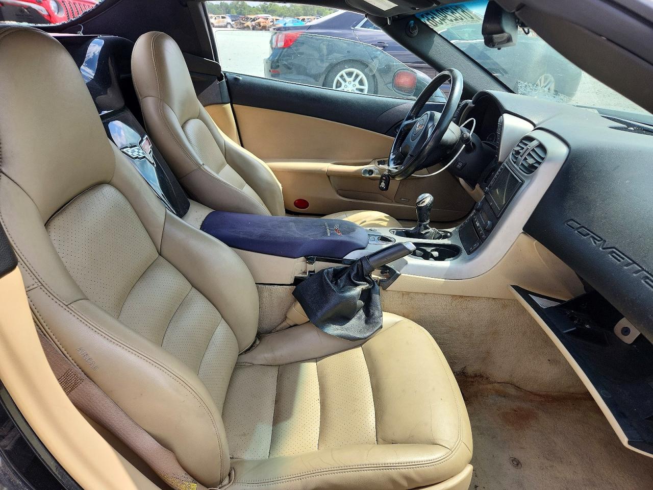 2005 Chevrolet Corvette Black vin: 1G1YY34U655133424
