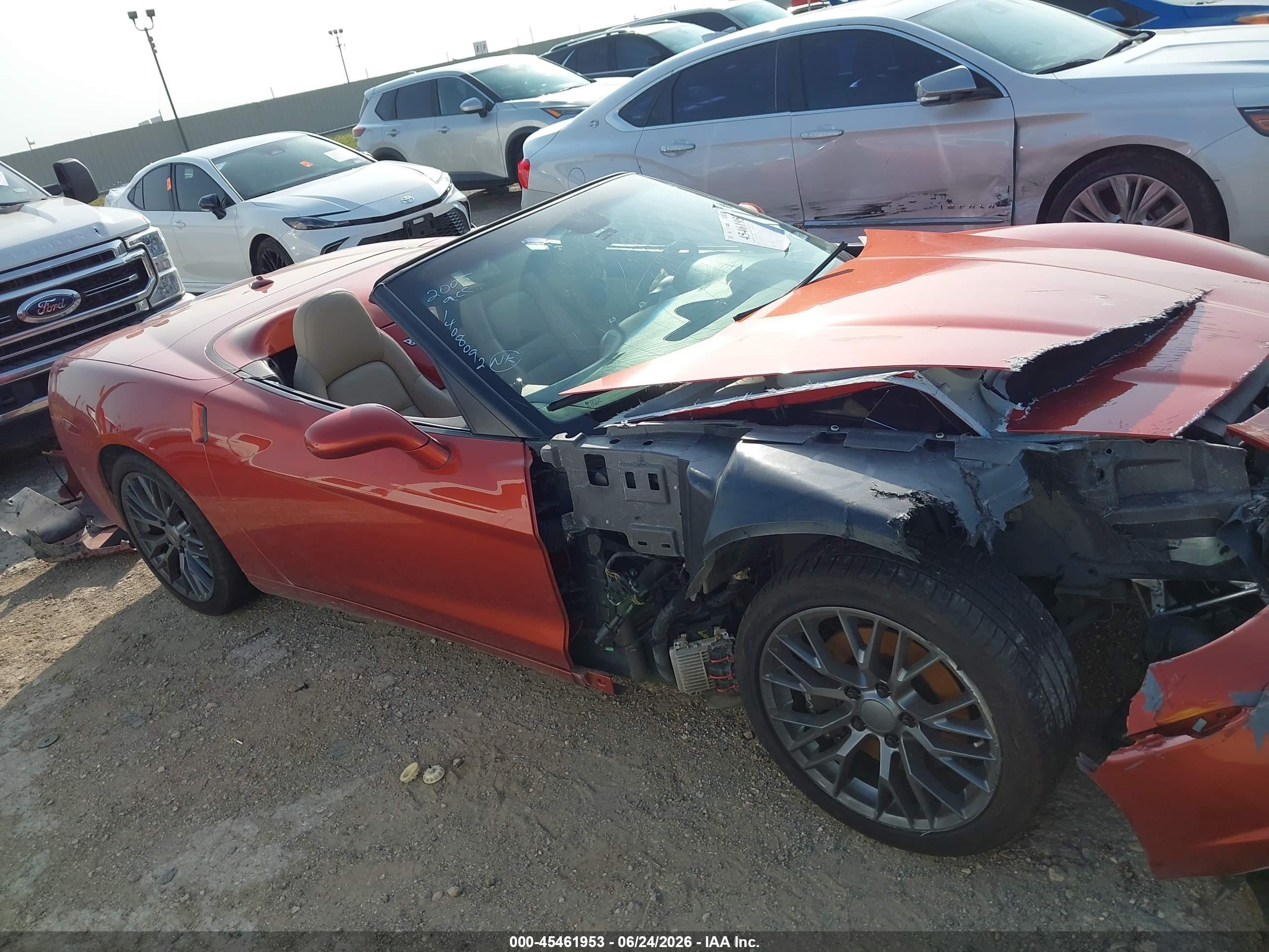 2005 Chevrolet Corvette   Оранжевый vin: 1G1YY34U755115546