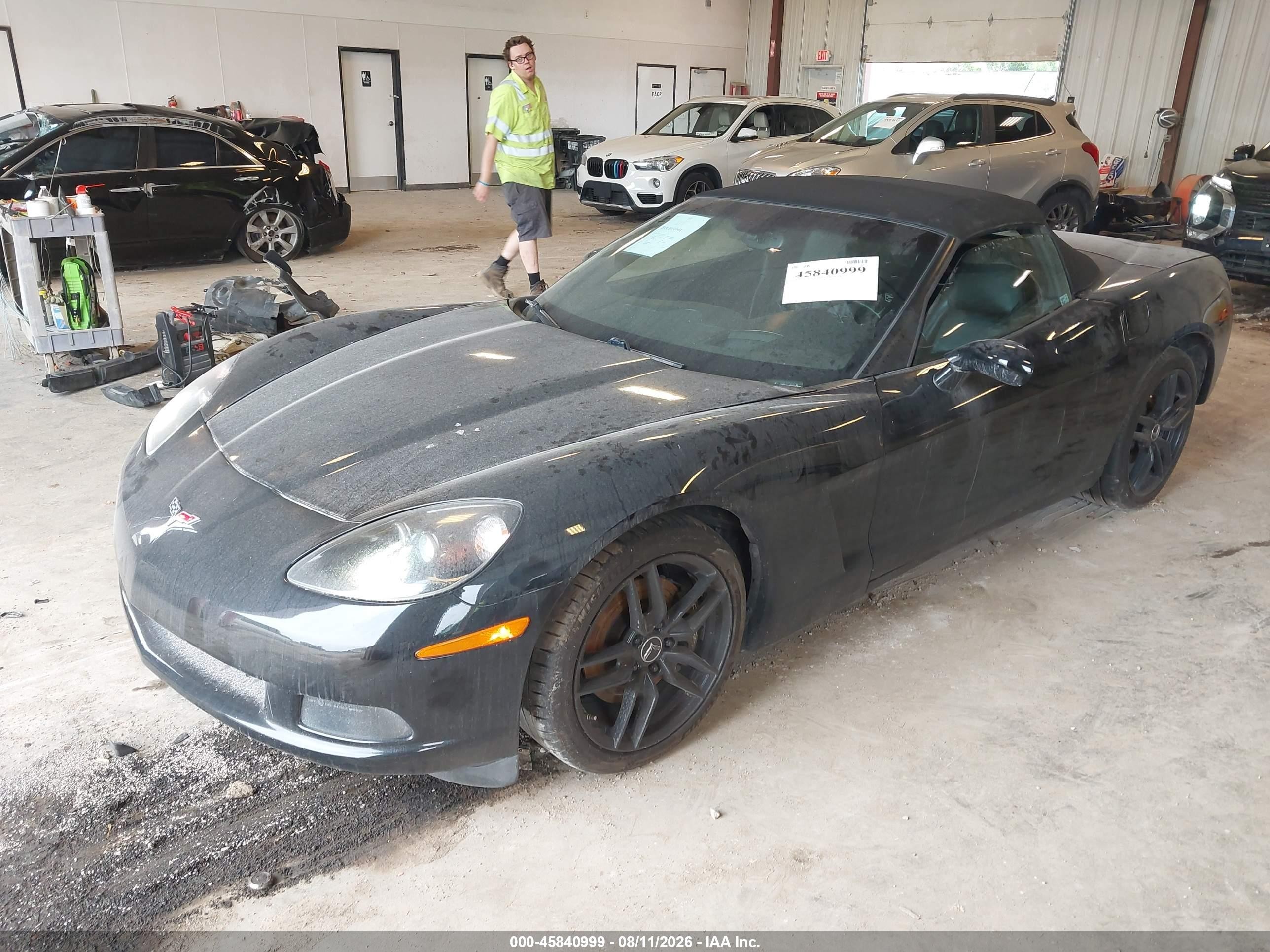2005 Chevrolet Corvette   Черный vin: 1G1YY34U755119001