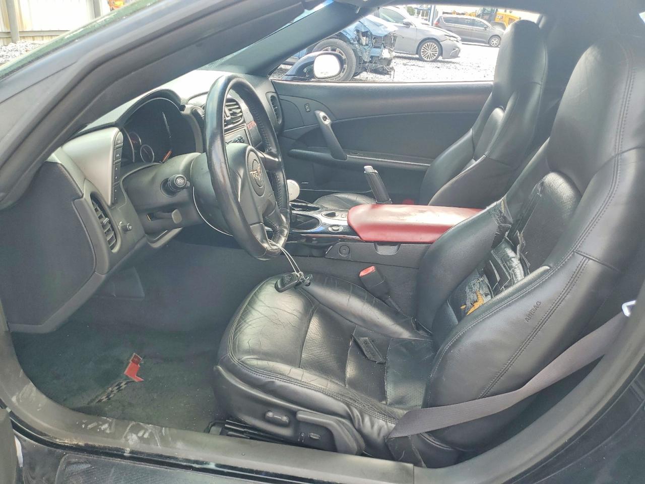 2005 Chevrolet Corvette Black vin: 1G1YY34U755128684