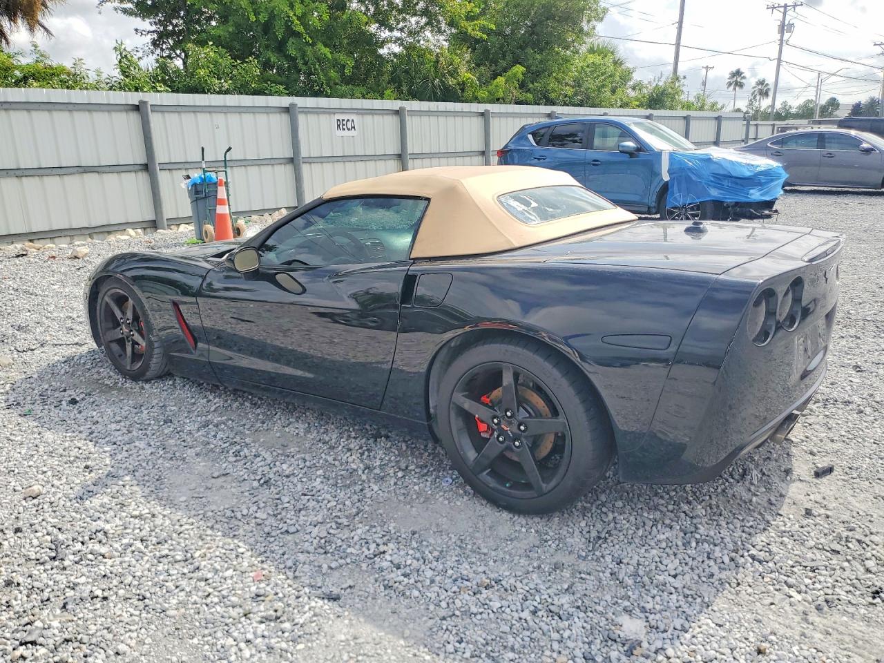 2005 Chevrolet Corvette Black vin: 1G1YY34U755128684