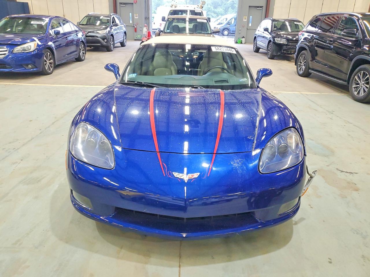 2005 Chevrolet Corvette Blue vin: 1G1YY34UX55130946