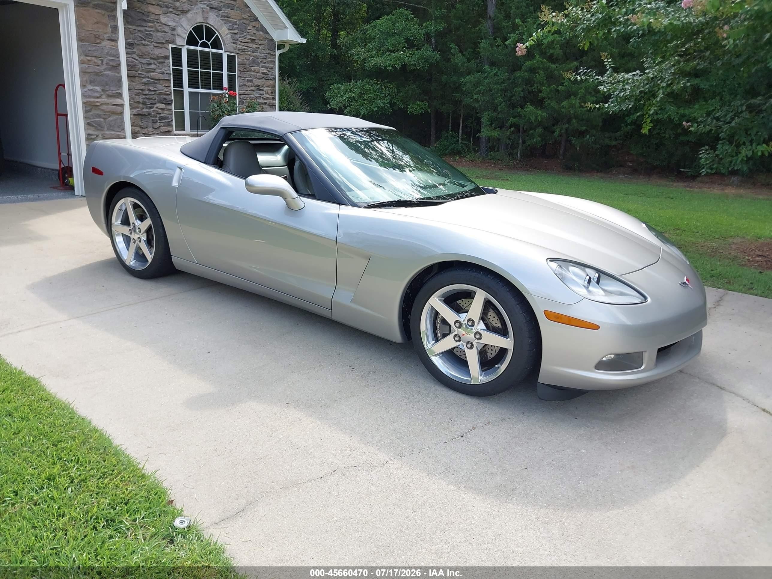 2006 Chevrolet Corvette   Silver vin: 1G1YY36U065108288