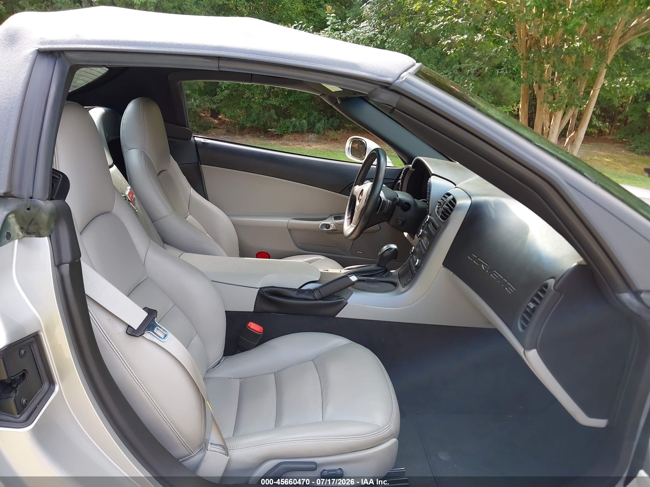 2006 Chevrolet Corvette Silver vin: 1G1YY36U065108288