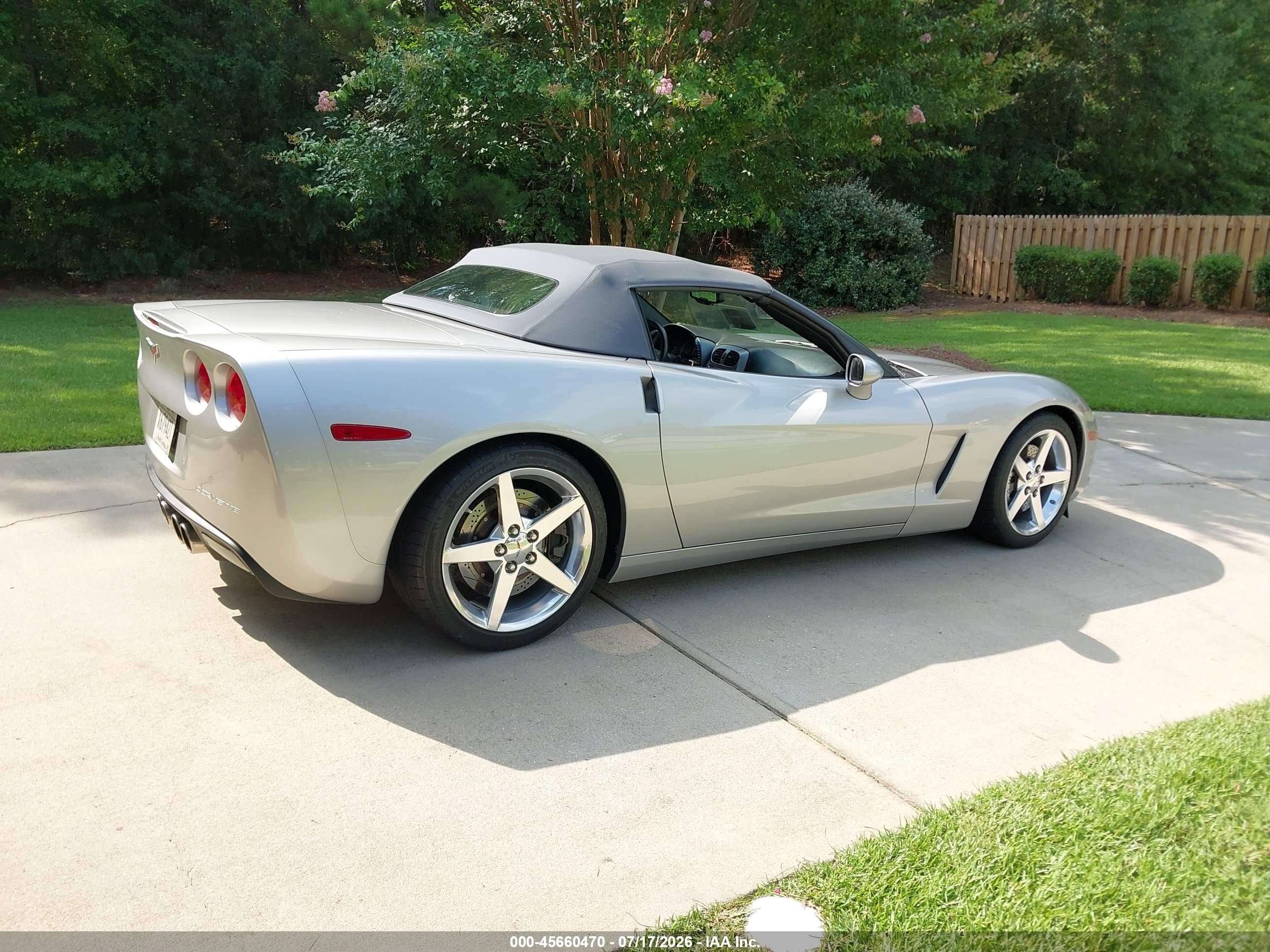 2006 Chevrolet Corvette Silver vin: 1G1YY36U065108288