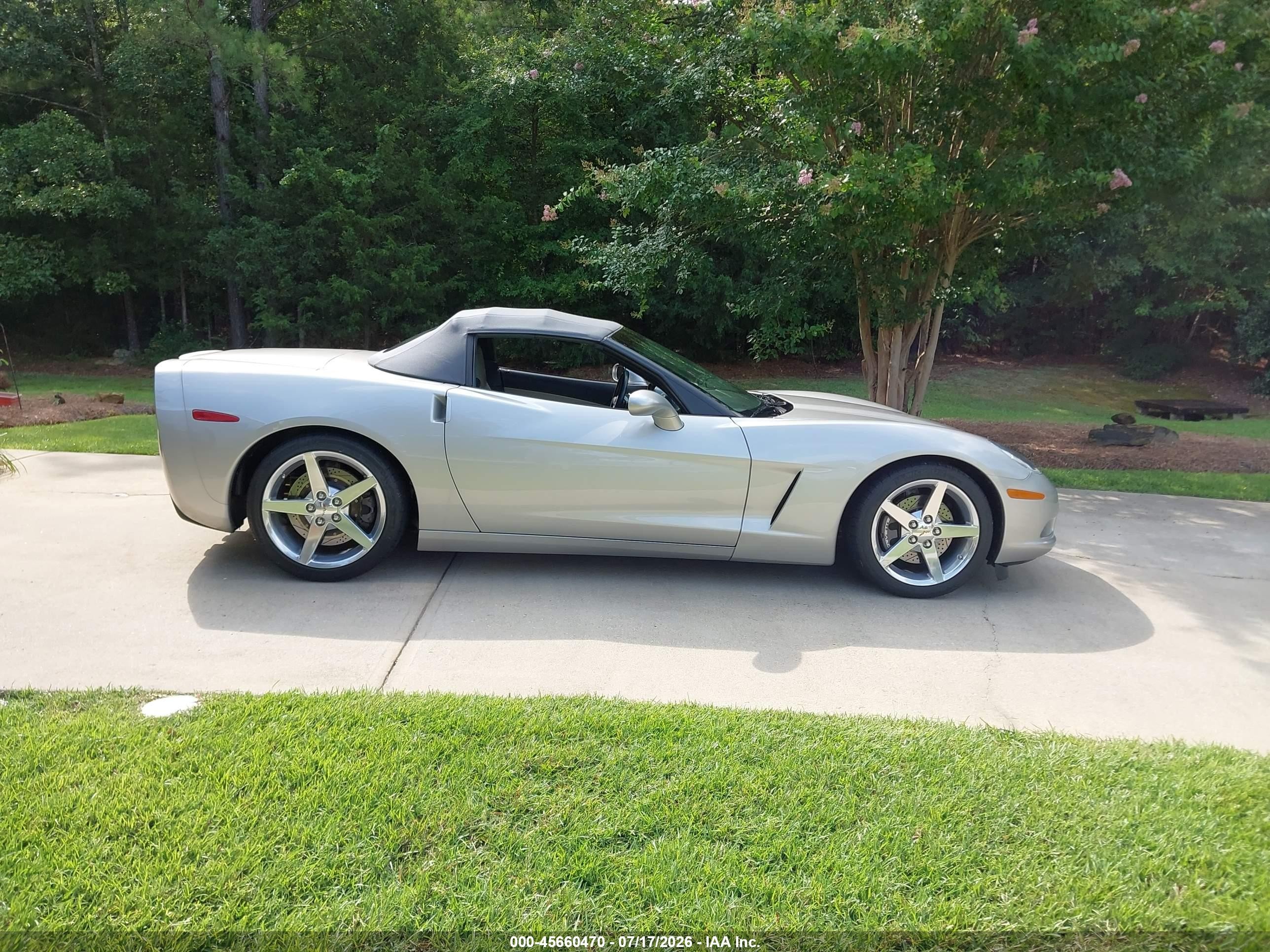 2006 Chevrolet Corvette Silver vin: 1G1YY36U065108288
