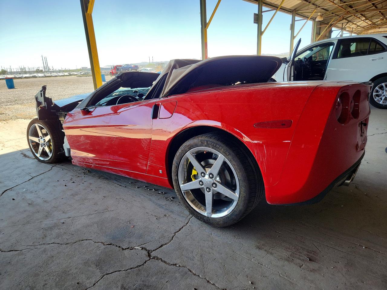 2007 Chevrolet Corvette Red vin: 1G1YY36U075122693