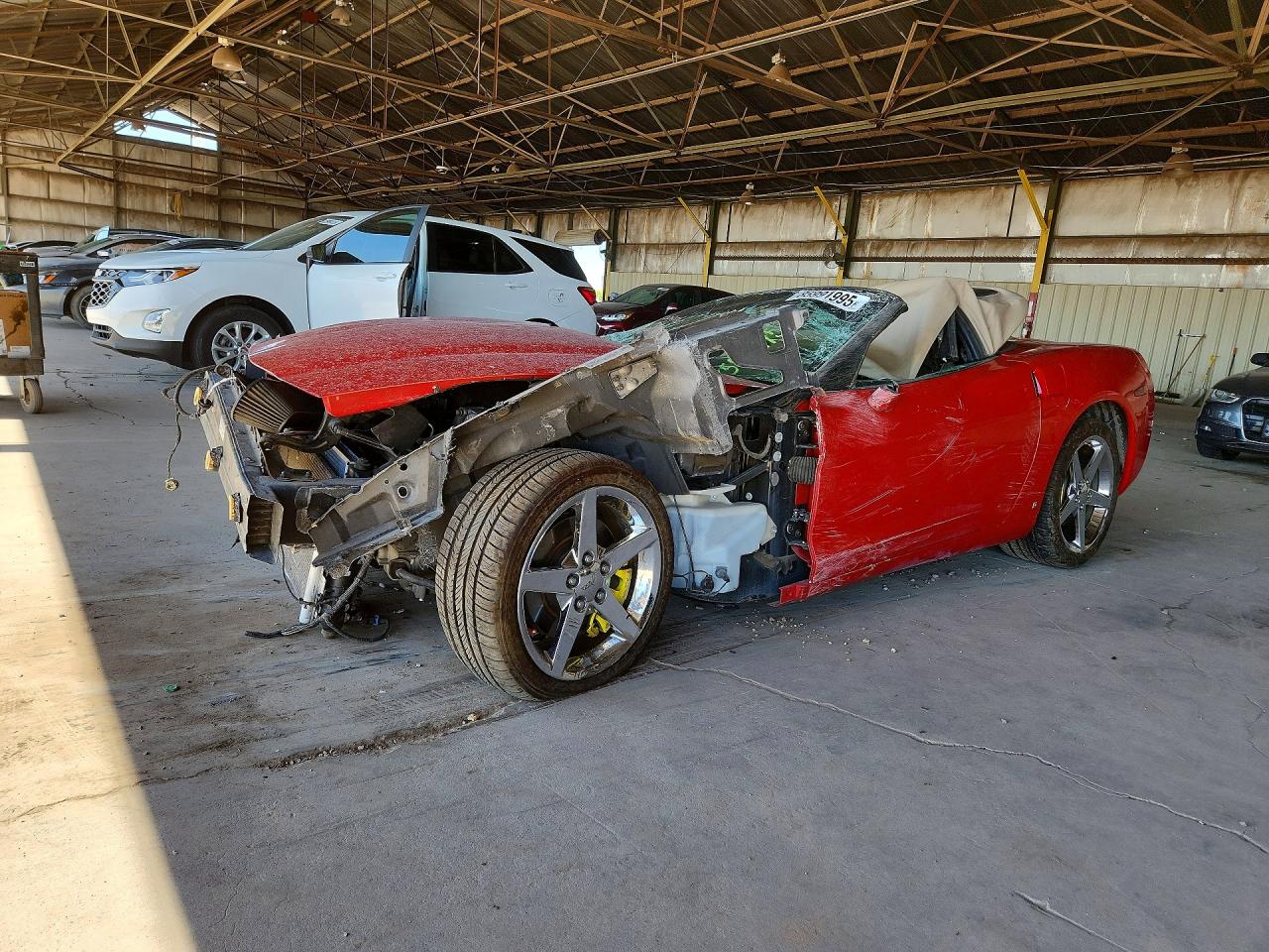 2007 Chevrolet Corvette Red vin: 1G1YY36U075122693