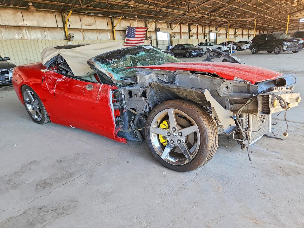 2007 Chevrolet Corvette Red vin: 1G1YY36U075122693