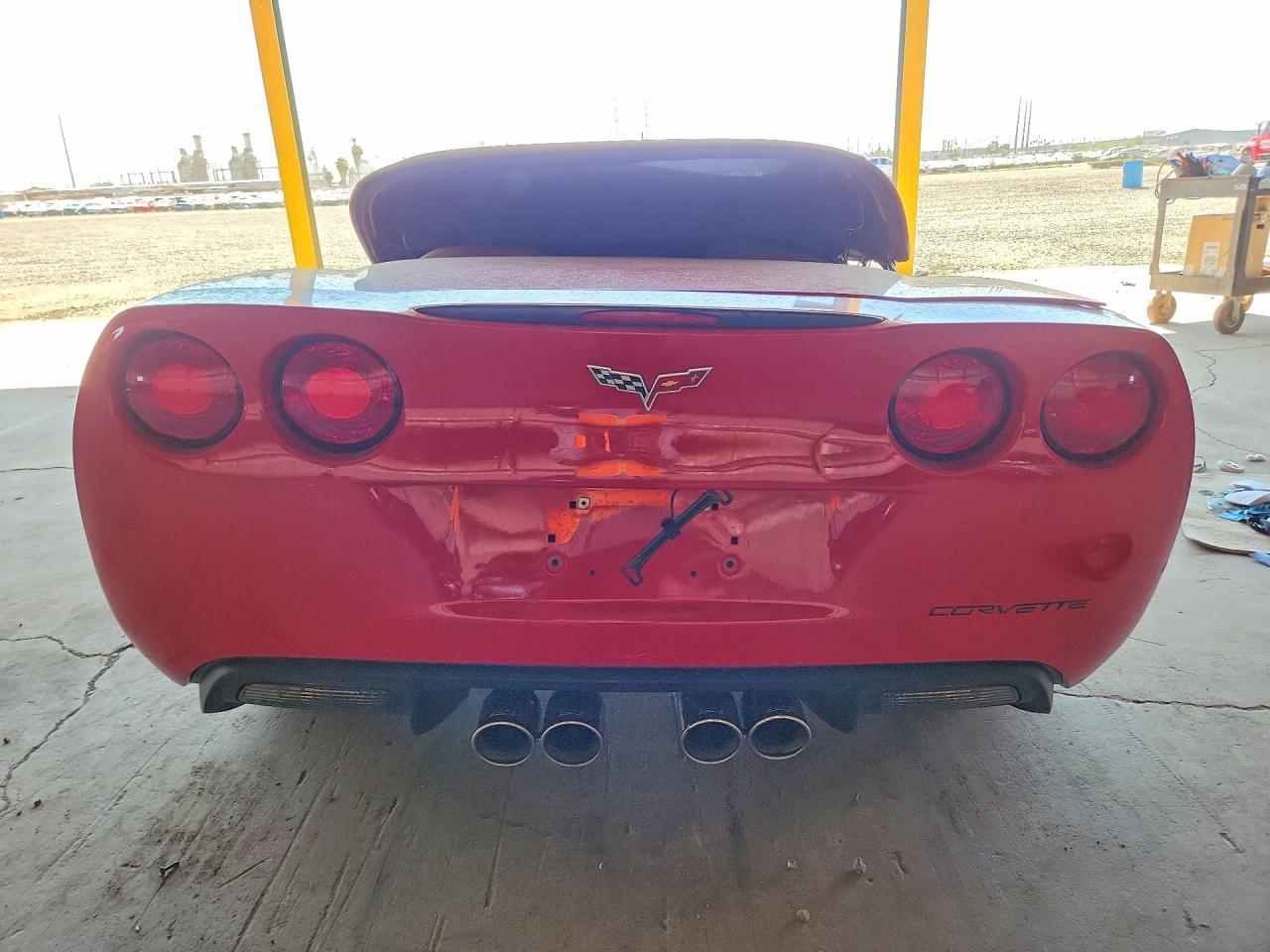 2007 Chevrolet Corvette Red vin: 1G1YY36U075122693