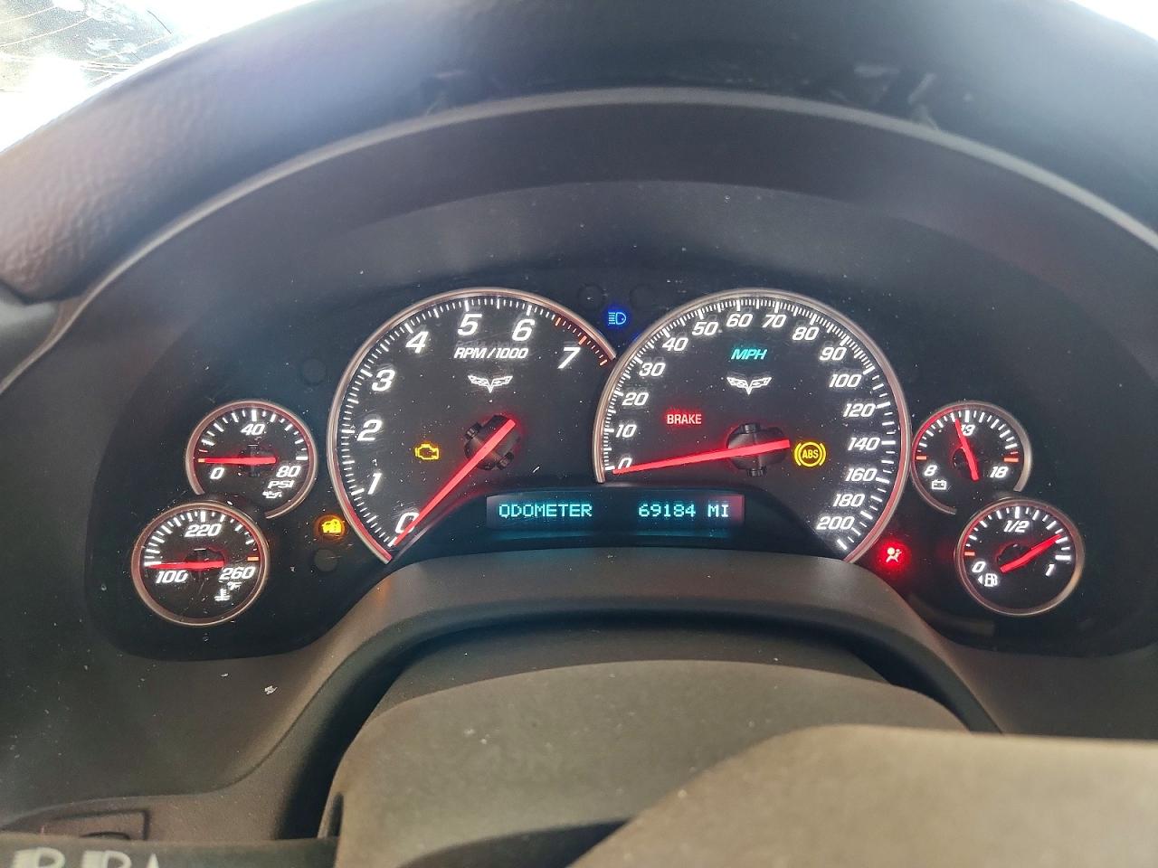 2007 Chevrolet Corvette Red vin: 1G1YY36U075122693