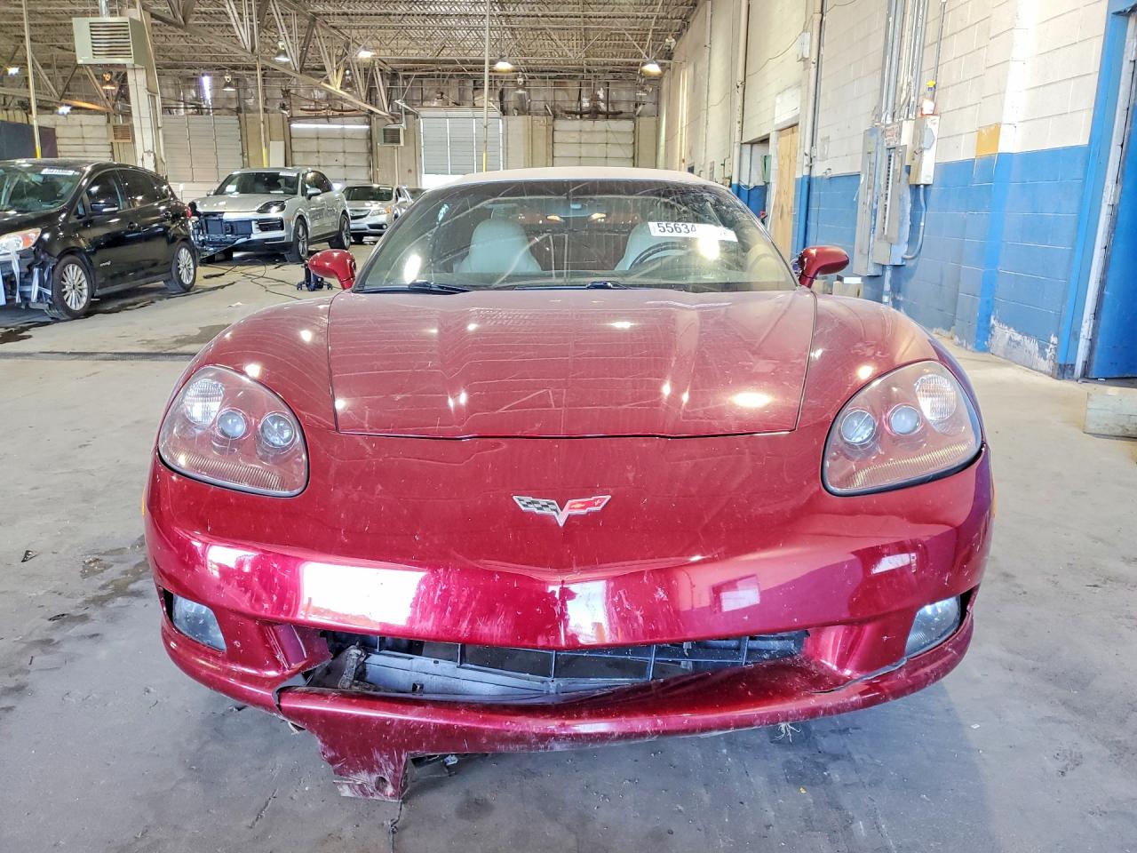 2006 Chevrolet Corvette Burgundy vin: 1G1YY36U165127397