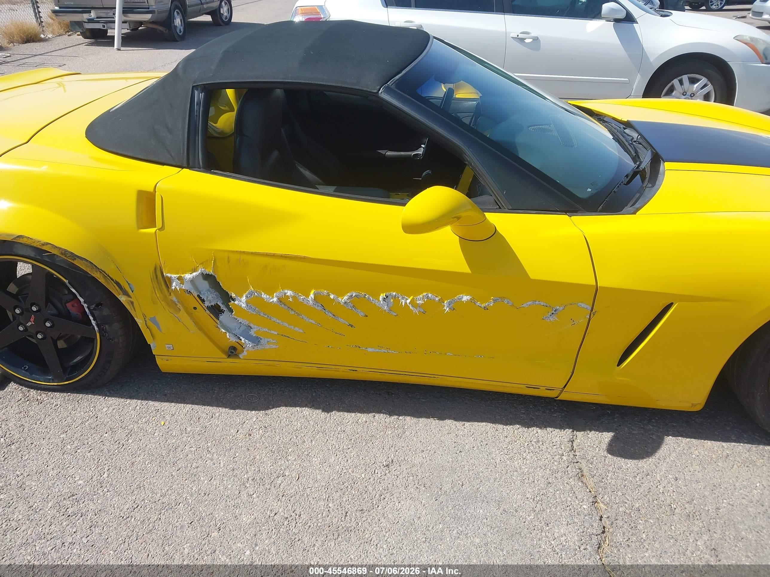 2007 Chevrolet Corvette   Yellow vin: 1G1YY36U275101313