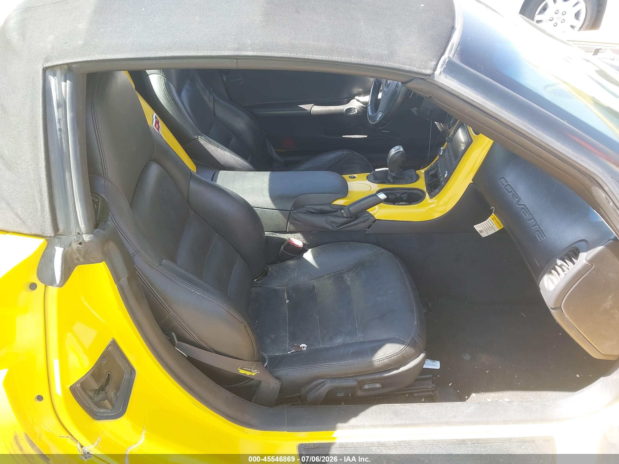 2007 Chevrolet Corvette   Yellow vin: 1G1YY36U275101313