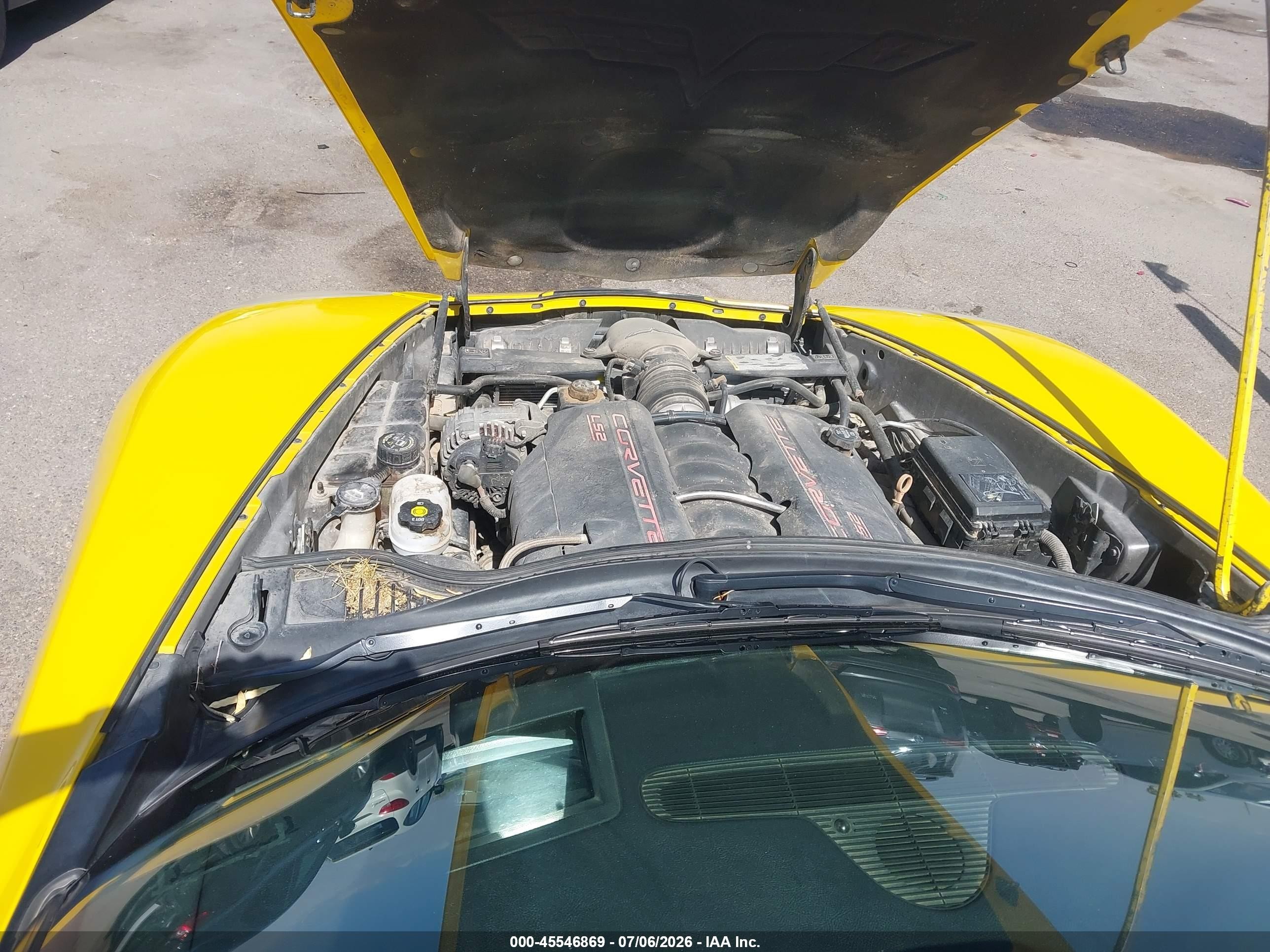 2007 Chevrolet Corvette   Yellow vin: 1G1YY36U275101313