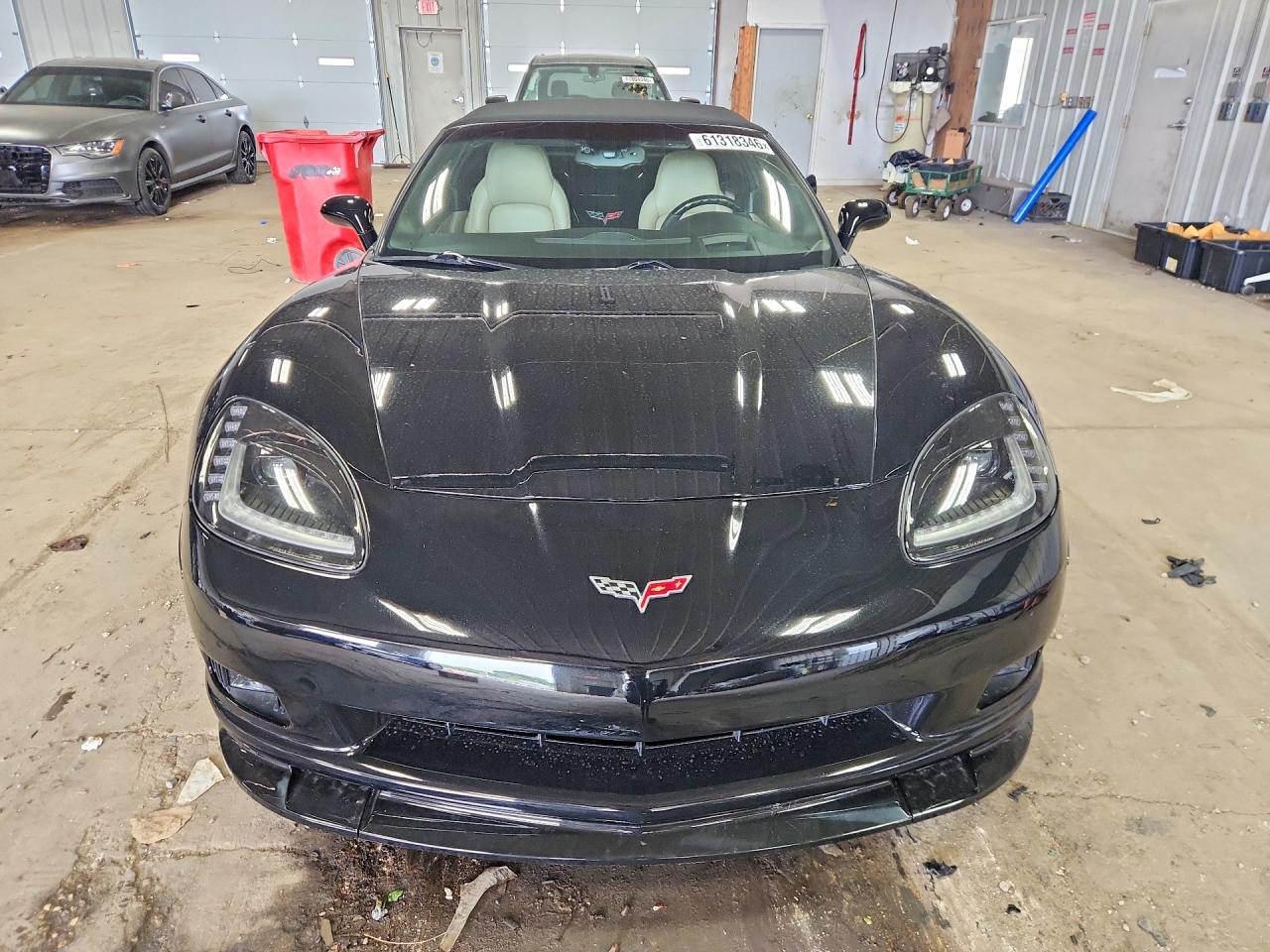 2007 Chevrolet Corvette Черный vin: 1G1YY36U275116006