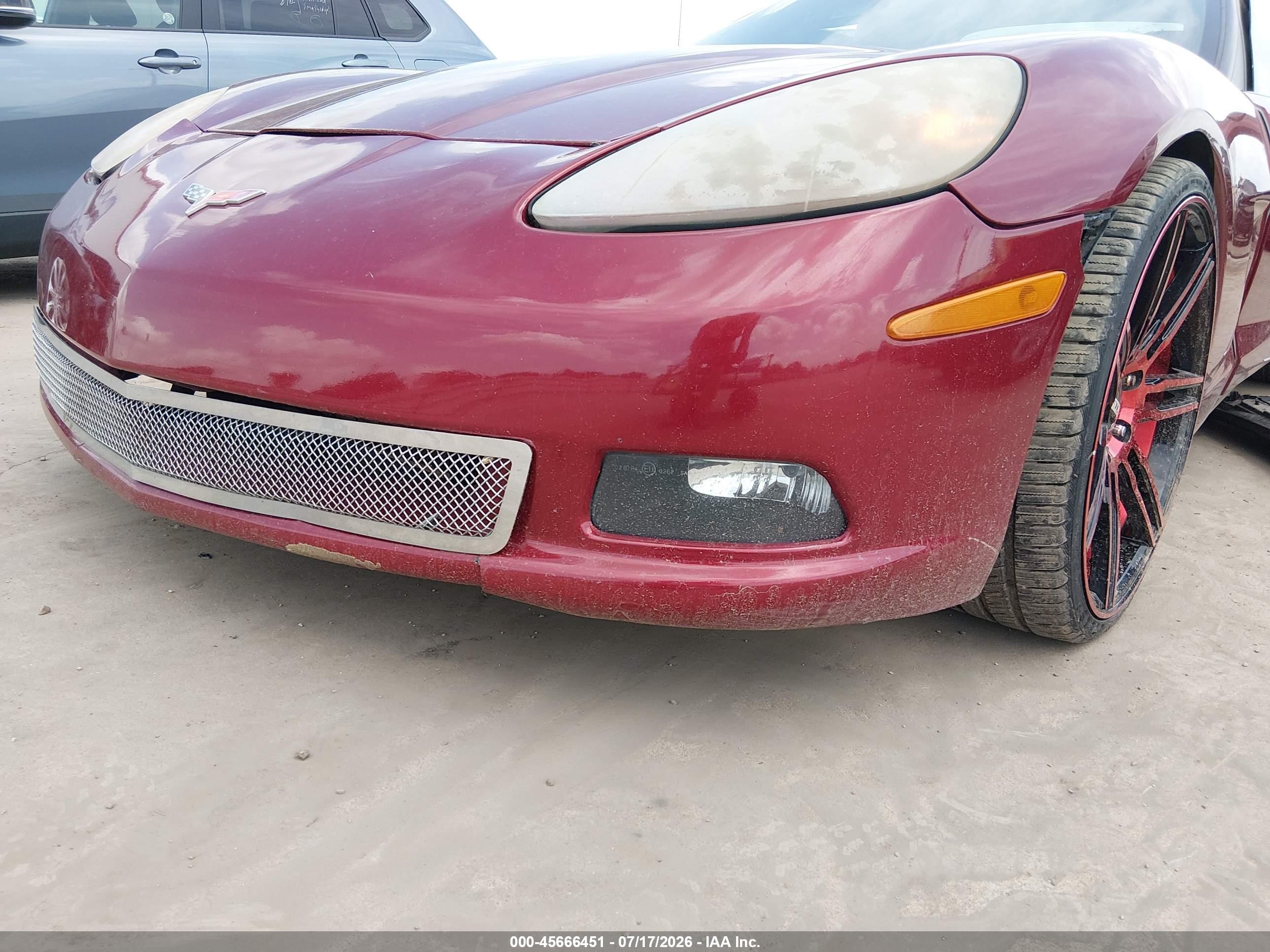 2007 Chevrolet Corvette Maroon vin: 1G1YY36U375122378