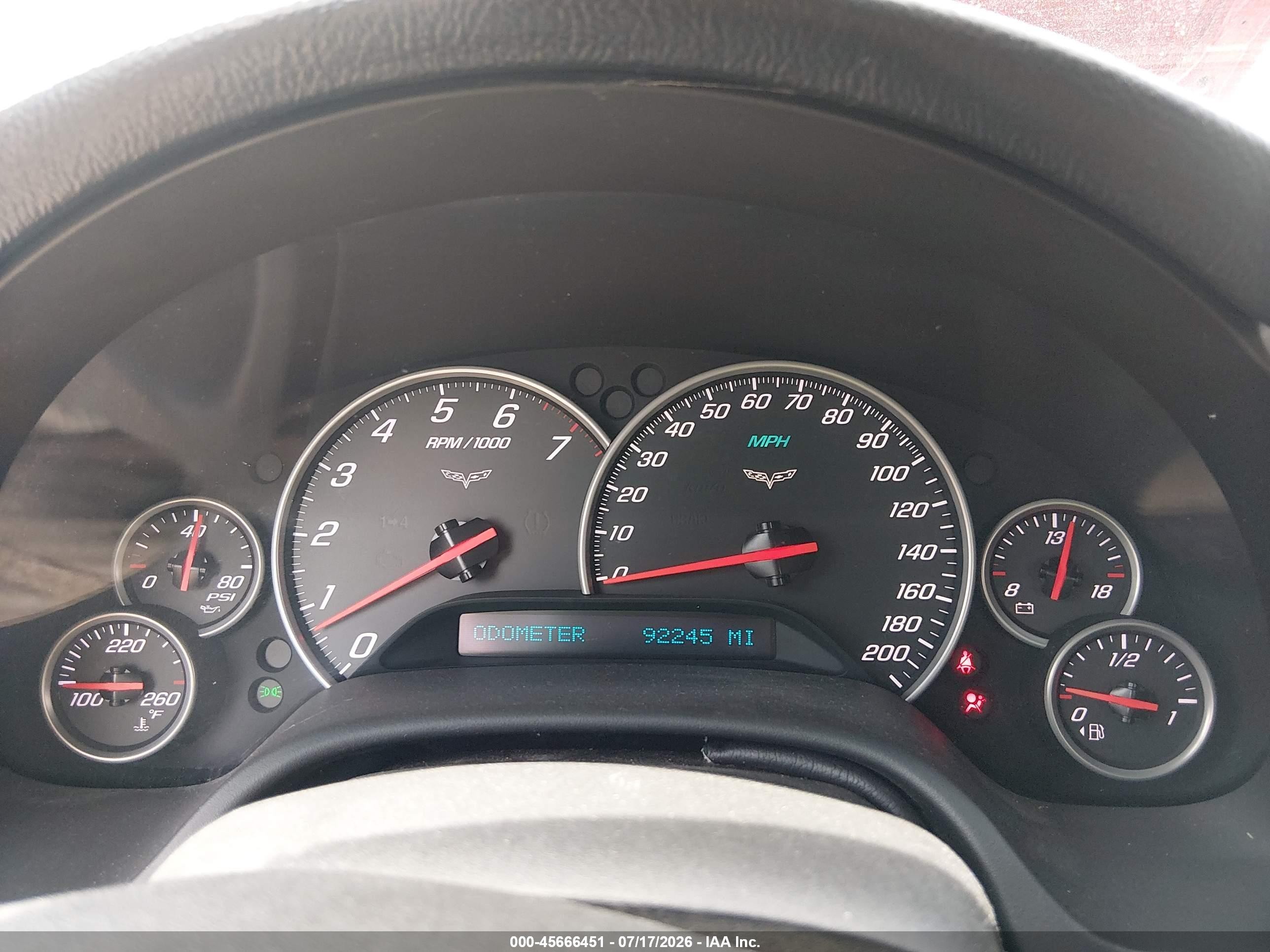 2007 Chevrolet Corvette Maroon vin: 1G1YY36U375122378