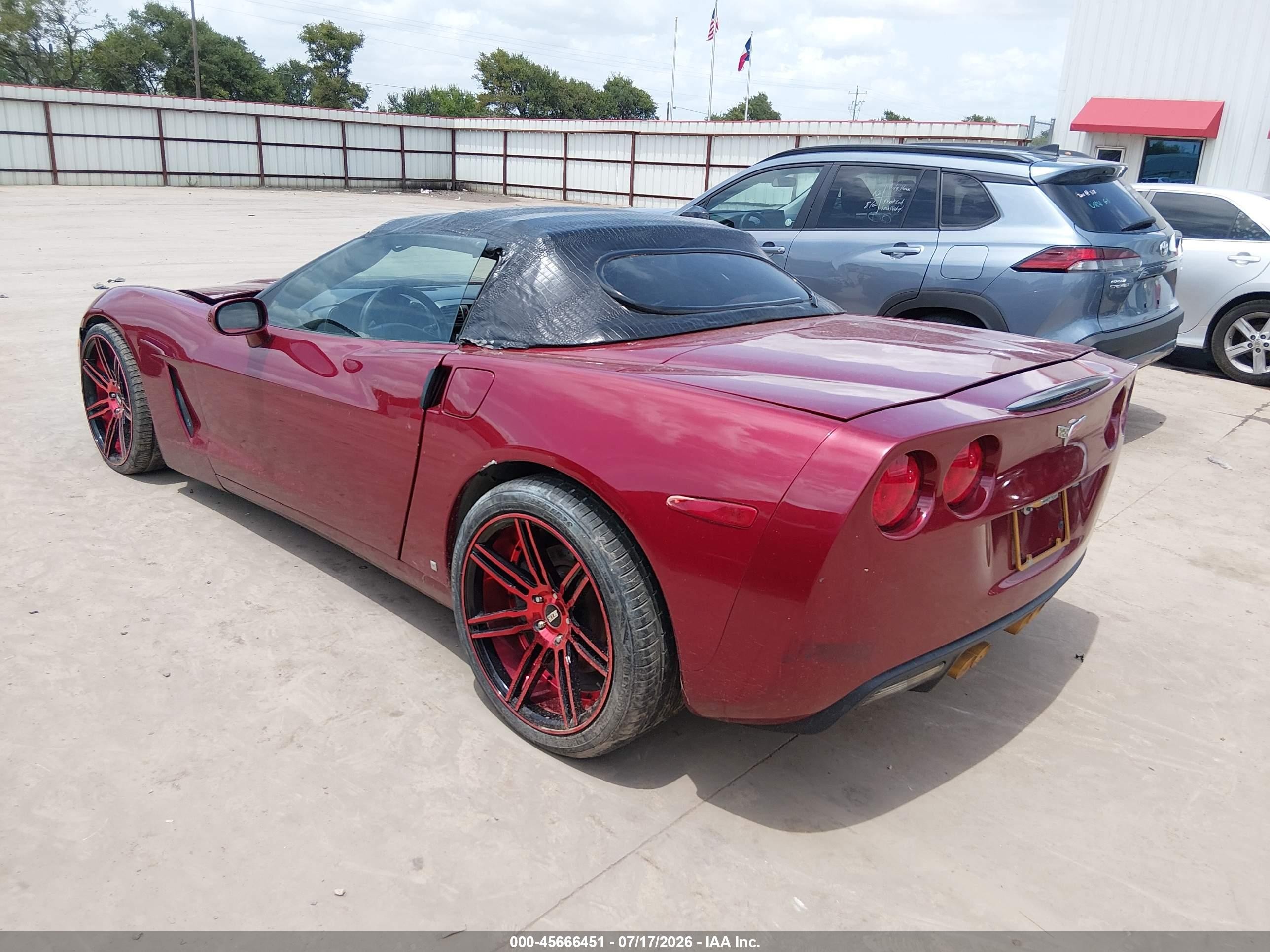 2007 Chevrolet Corvette Maroon vin: 1G1YY36U375122378