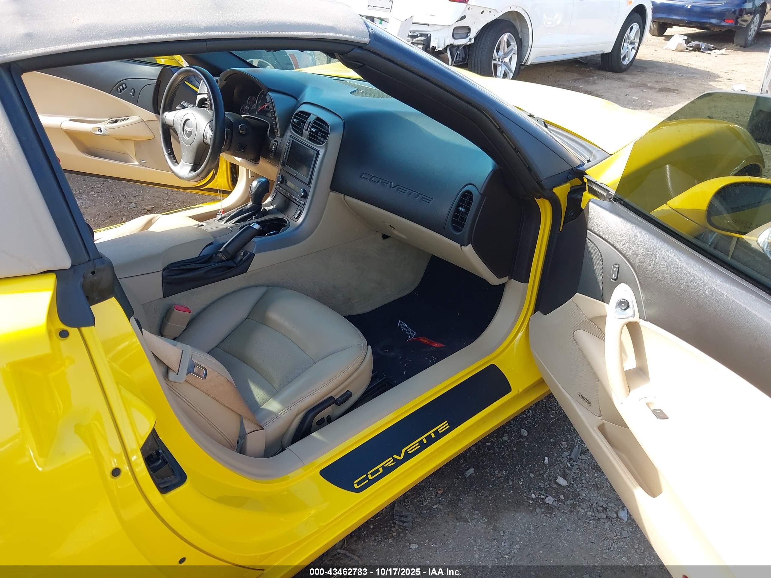 2007 Chevrolet Corvette   Yellow vin: 1G1YY36U475108098