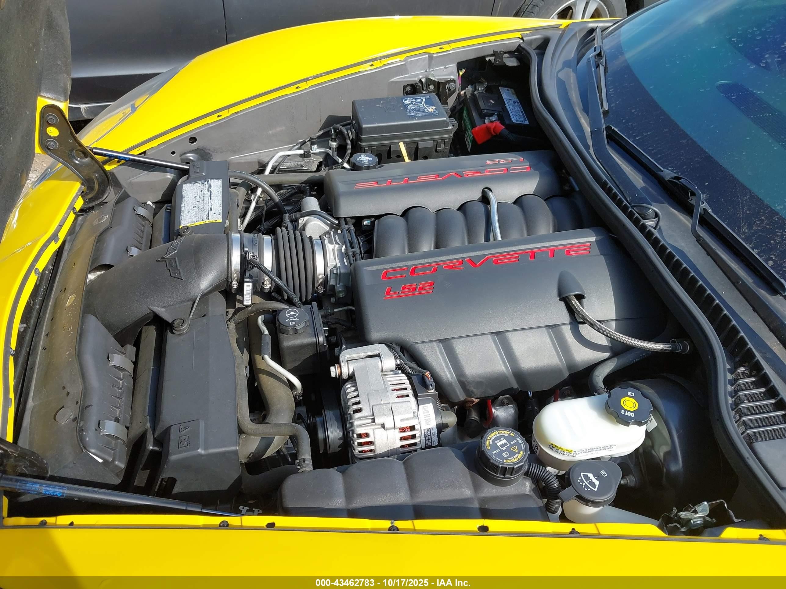 2007 Chevrolet Corvette   Yellow vin: 1G1YY36U475108098
