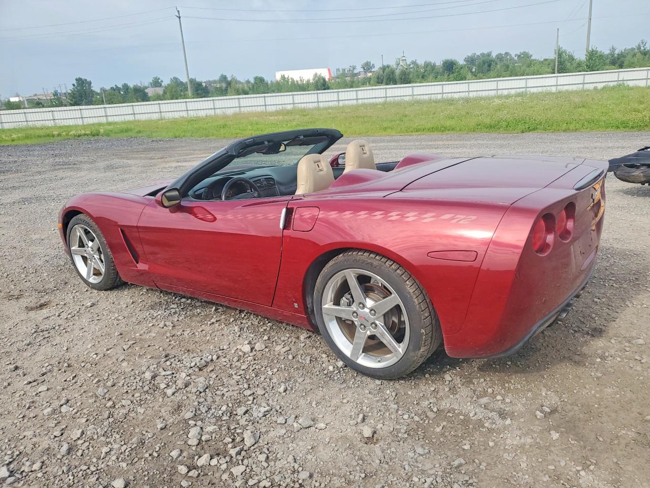 2007 Chevrolet Corvette Темно-бордовый vin: 1G1YY36U475116430
