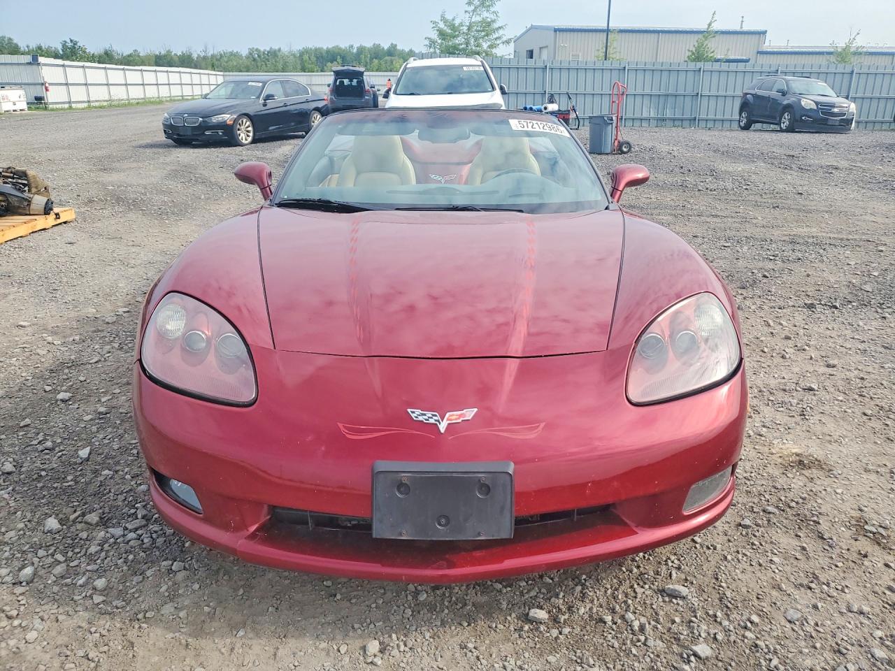 2007 Chevrolet Corvette Темно-бордовый vin: 1G1YY36U475116430