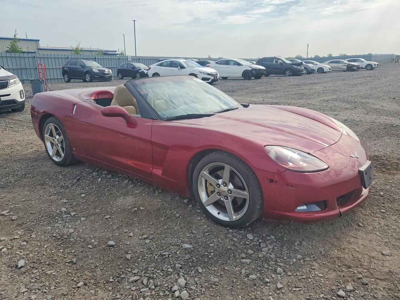 2007 Chevrolet Corvette Темно-бордовый vin: 1G1YY36U475116430