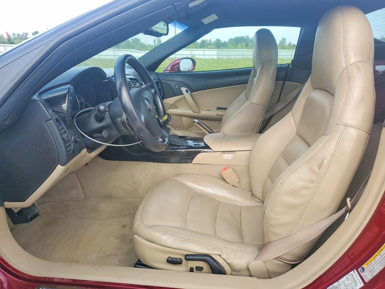 2007 Chevrolet Corvette Темно-бордовый vin: 1G1YY36U475116430