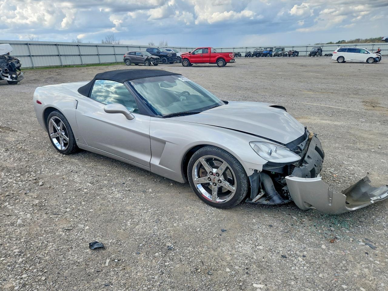 2007 Chevrolet Corvette Silver vin: 1G1YY36U475123748