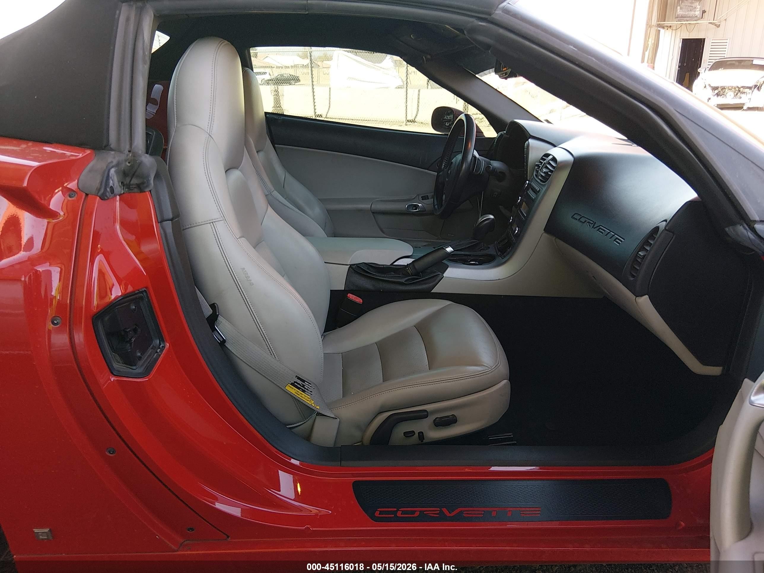 2006 Chevrolet Corvette   Red vin: 1G1YY36U565110165