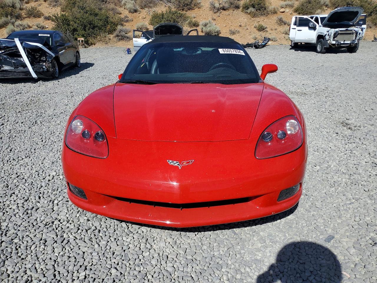 2007 Chevrolet Corvette Red vin: 1G1YY36U875104684