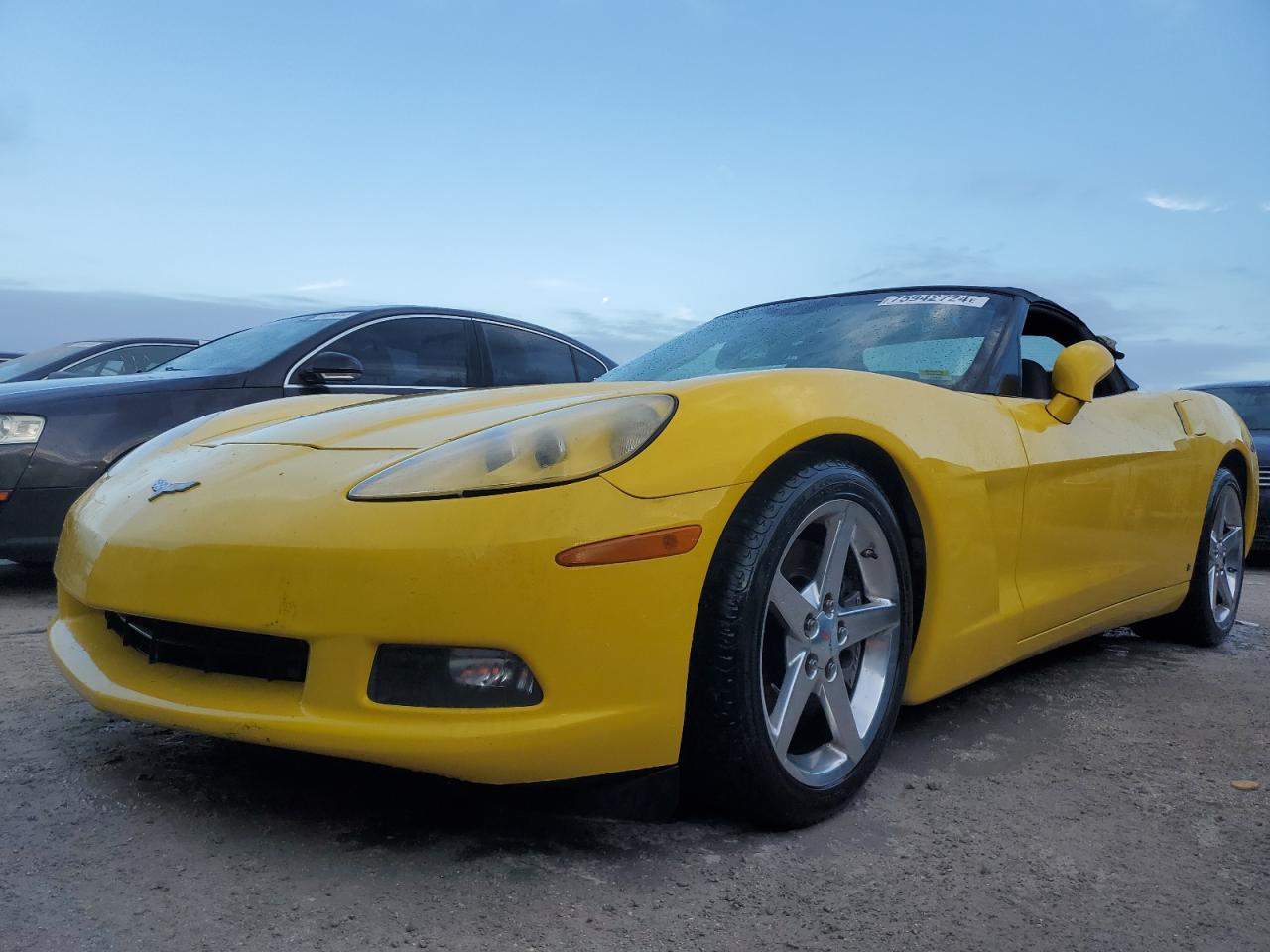 2007 Chevrolet Corvette Yellow vin: 1G1YY36U875133294