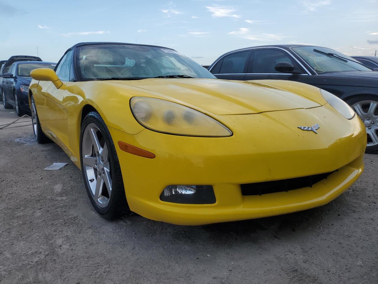 2007 Chevrolet Corvette Yellow vin: 1G1YY36U875133294