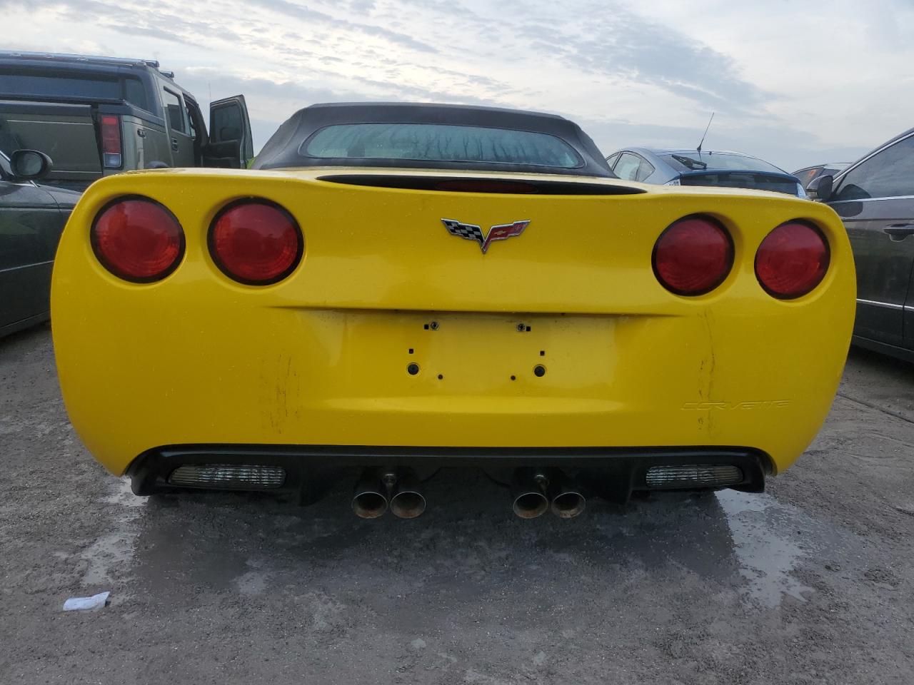 2007 Chevrolet Corvette Yellow vin: 1G1YY36U875133294