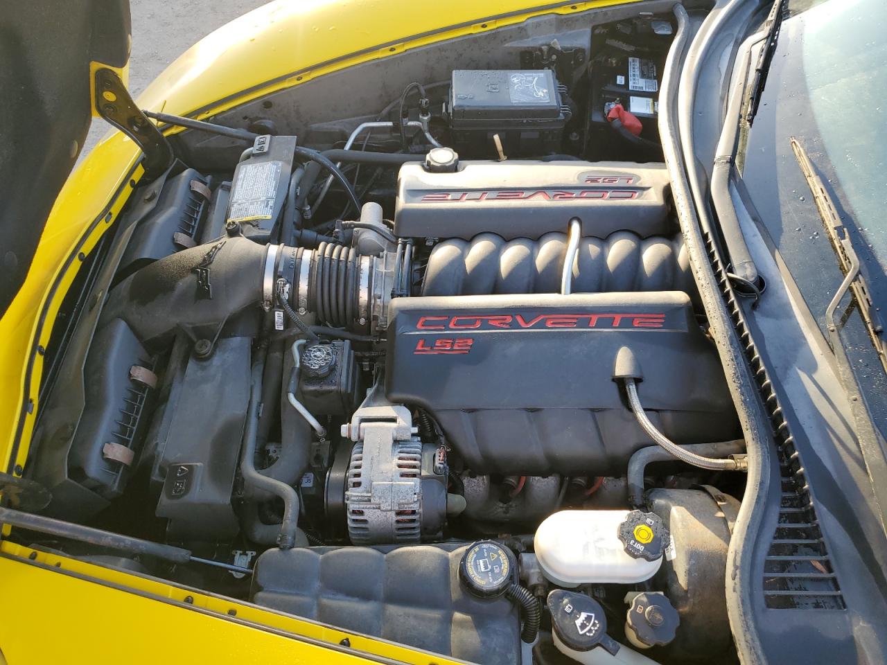 2007 Chevrolet Corvette Yellow vin: 1G1YY36U875133294