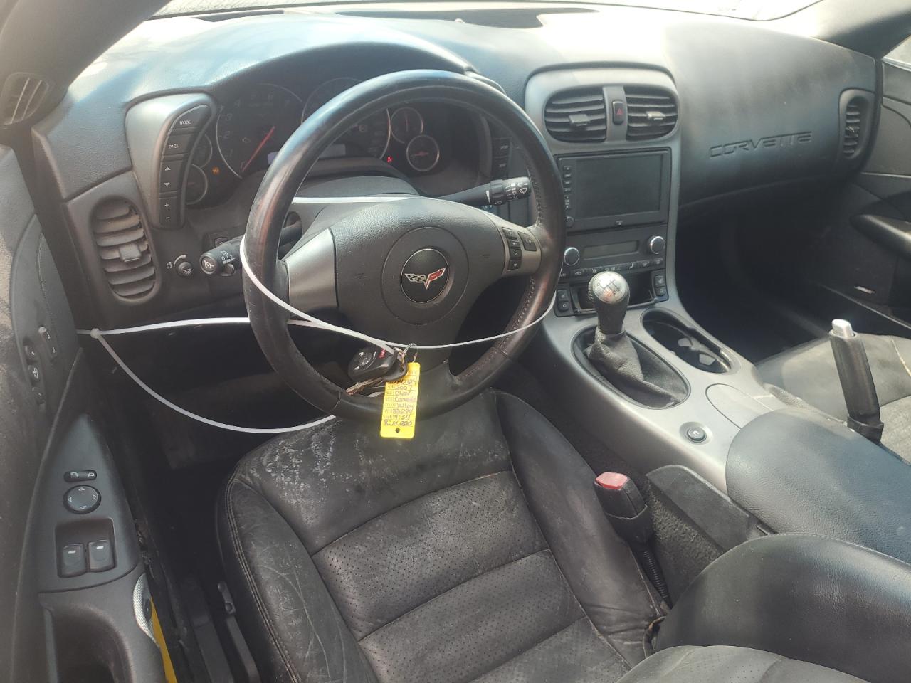 2007 Chevrolet Corvette Yellow vin: 1G1YY36U875133294