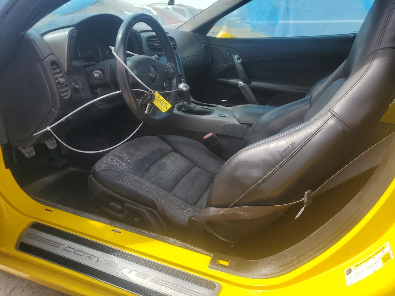 2007 Chevrolet Corvette Yellow vin: 1G1YY36U875133294